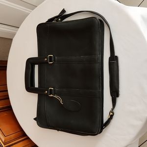 Vintage Mark Charles Leather Briefcase/Portfolio/Laptop Bag